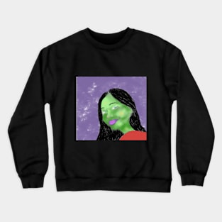 alien girl Crewneck Sweatshirt